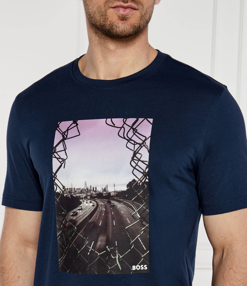 Футболка Urban BOSS ORANGE - темно-синий(50522638)