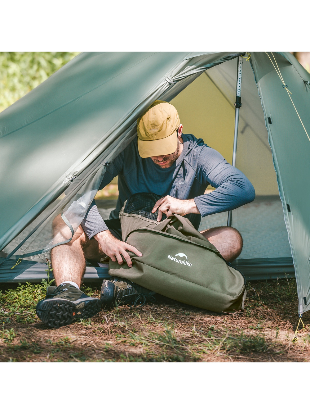 Кресло туристическое Naturehike Yamami YL01 складное, 81,5х56х99 см, до 140 кг, серое