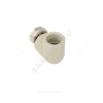 Угольник PP-R комбинированный серый Дн 20х1/2" с накидной гайкой VALFEX 10138020Г