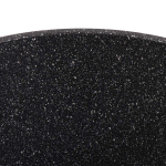 Кастрюля алюминий, антиприг, 4 л, крышка стекло, Каменная, кругл, Нева Металл, Черный гранит, 186640