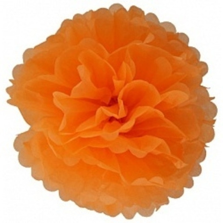 Помпон оранжевый, 40 см