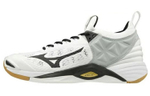 Mizuno Wave M0mentum 2 Textile, Synthetic Leather Comfortable Slip Resistant, Abrasion Resistant, Breathable Low top