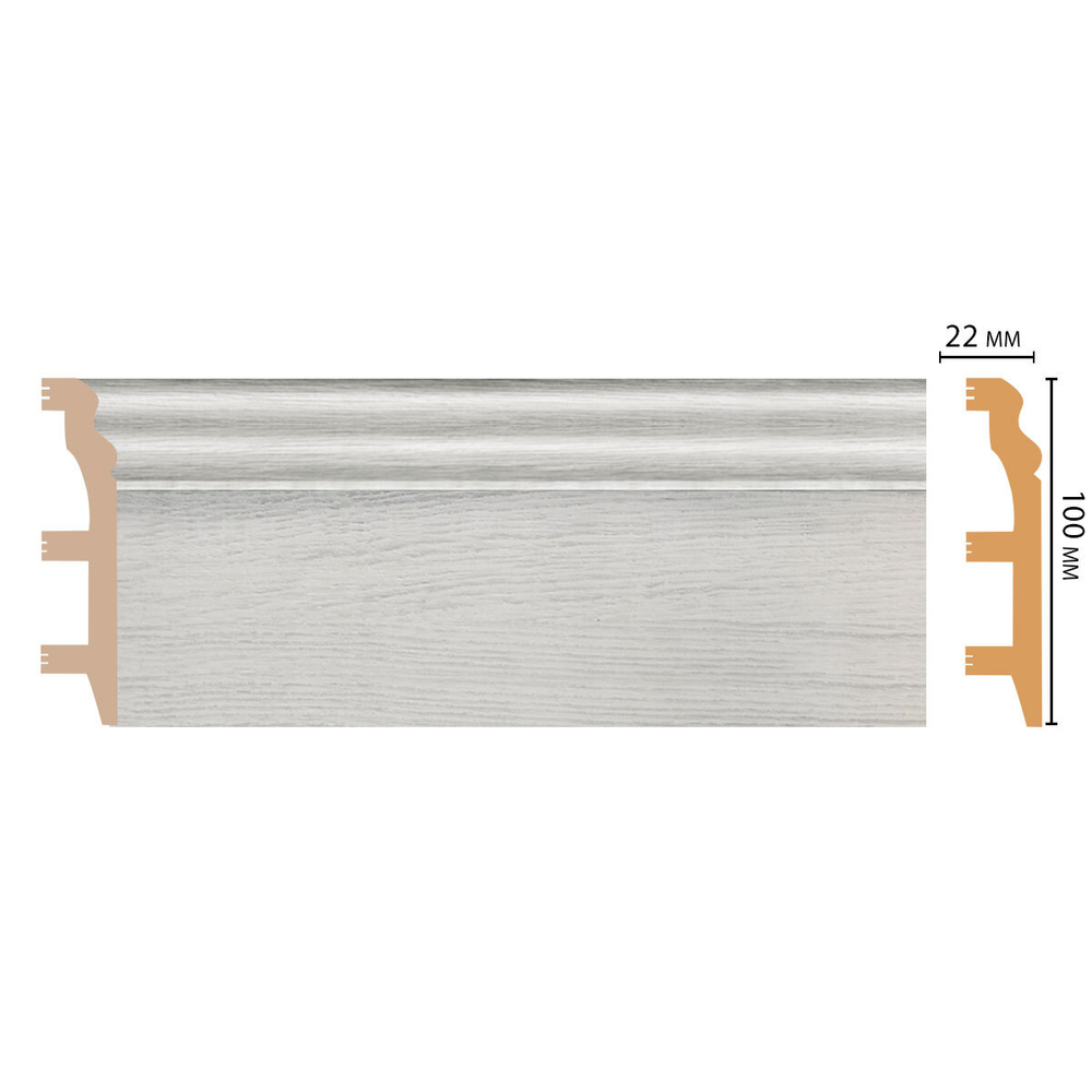 Плинтус Decomaster D232 D232-84 ДМ