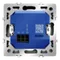 Выключатель встраиваемый VOLTUM S70 карточный 16А, (титан) vls010706