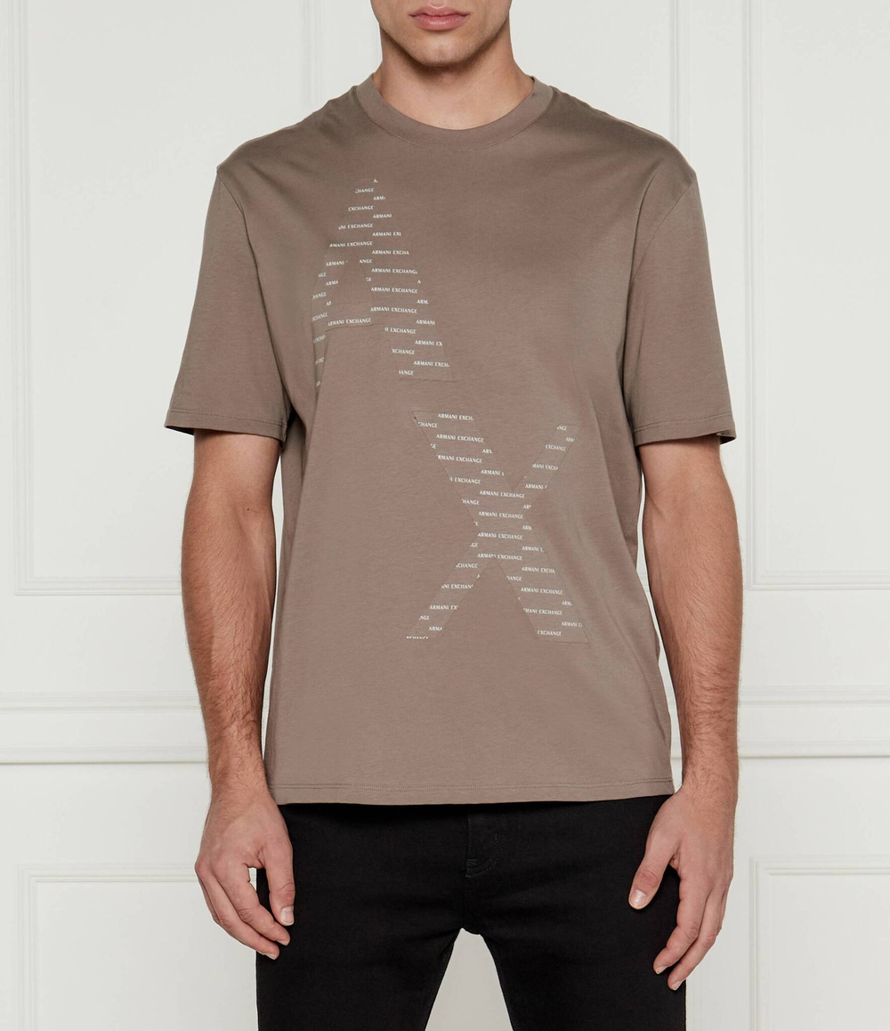 Футболка Armani Exchange - коричневый(6DZTJK ZJ3VZ)