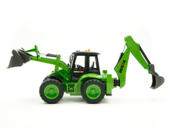 Радиоуправляемый двунаправленный экскаватор-погрузчик с дистанционным управлением 1:14 2.4Gh - HN1579