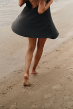 Платье мини с открытой спиной bk