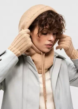 ШАПКА КАПОР ВЯЗАННЫЙ NORPPA UDA (100660)