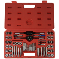 OPT-MTDS60 Набор метчиков и плашек М3 - 12, 4-40 - 1/8NPT27, метрическая и дюймовая резьба, 60 предметов