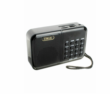 Радиоприемник карманный +MP плеер 3D Sound MK-140 black