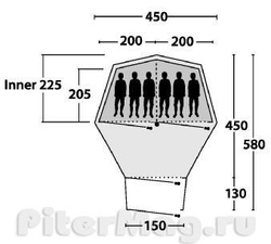 Палатка Outwell Indian Lake [110151]