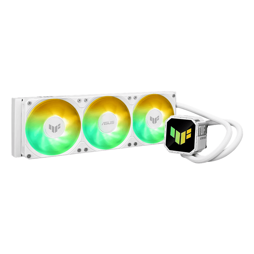 Водяное охлаждение CPU Asus TUF GAMING LC III 360 ARGB WHT 3x120mm Liquid CPU Cooler, PWM, ARGB