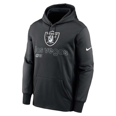 Толстовка Nike Therma NFL Las Vegas Raiders Black Sweatshirt