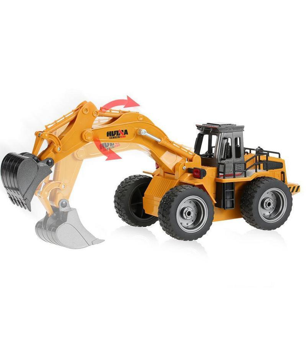 Радиоуправляемый экскаватор HUI NA TOYS 2.4G 6CH 1/18 RTR