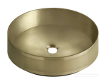 Раковина Gessi Venti20 Ø400 мм, накладная, без перелива, цвет Brushed Brass PVD