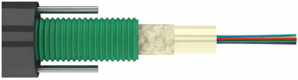 Кабель волоконно-оптический 9/125, 4 волокна Lanmaster LAN-OFC-GYXTZW04S21