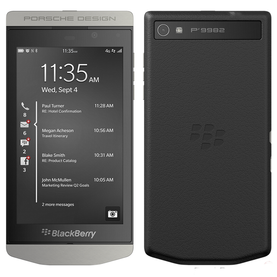 BlackBerry PORSCHE DESIGN P'9982 LTE 4G серебристый