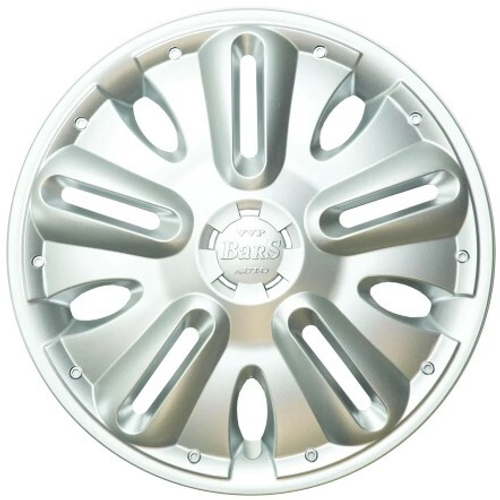 Колпак колеса R13 Барс серебристый (в мешке 4 упак) (LION)