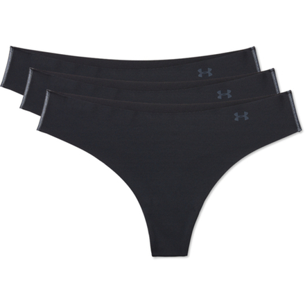 Спортивные трусы Under Armour Women's UA Pure Stretch Thong Underwear 3-Pack - black
