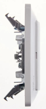 GLOSSA TV РОЗЕТКА проходная 4дБ, механизм, БЕЛЫЙ