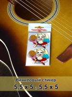 Стикеры - Сумасшедшая девочка с кувалдой