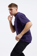 Футболка BOXRAW Lineal Oversized фиолетовая