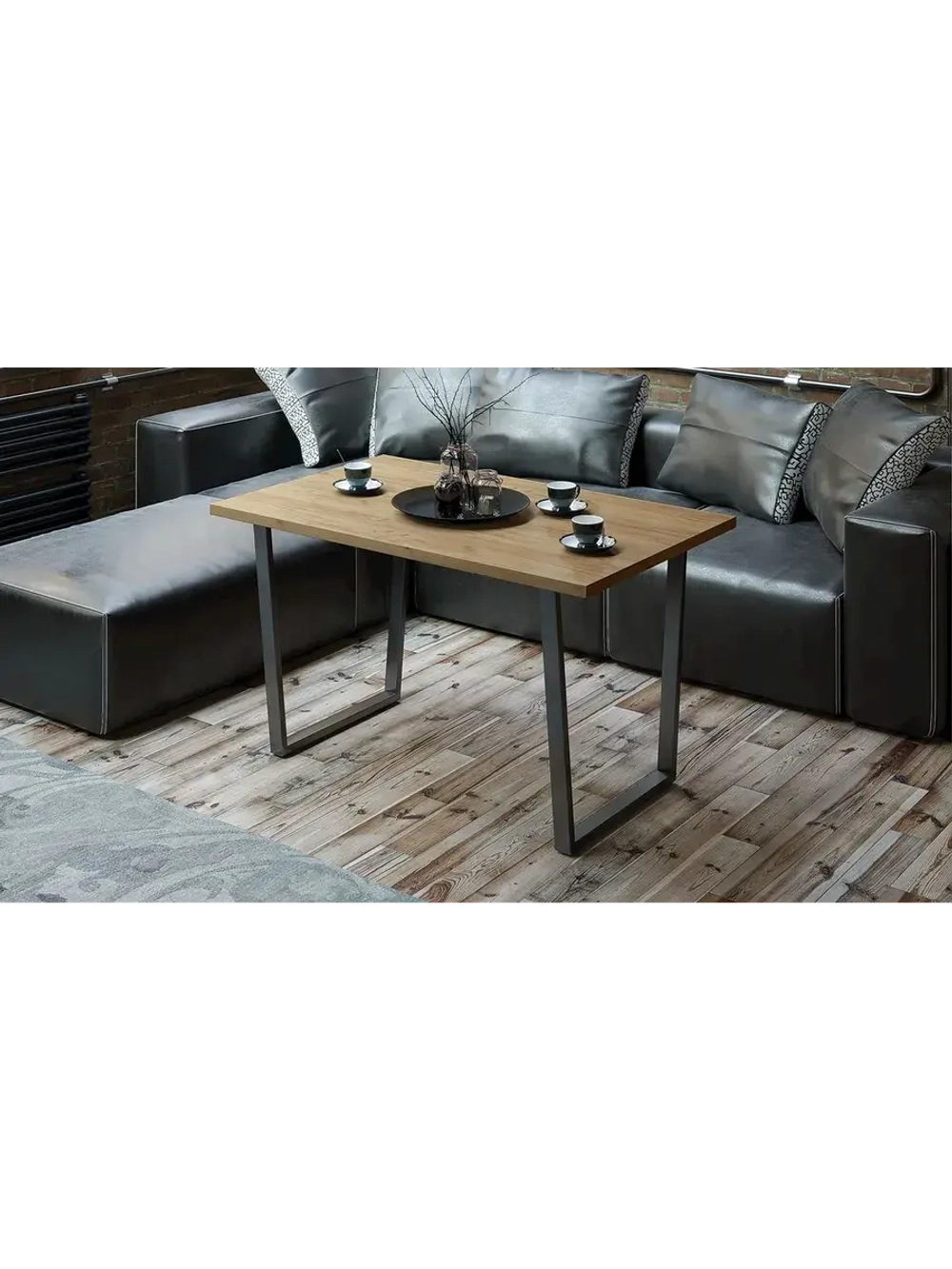 Стол кухонный Золотой дуб 130х80х75 см