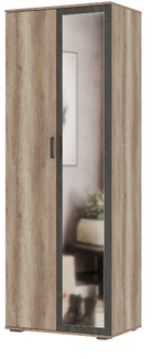 Шкаф Нельсон ШК 04 Дуб Каньон/Железный камень