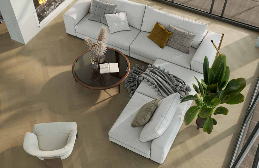 Кварцевый паркет Quartz Parquet Английская Ёлка Дуб Шампань 33-414 ⭐️ Цена в Екатеринбурге - 3 530 ₽ 🚚 Быстрая доставка. Купить в МАКСИ ПОЛ в Базовом переулке, 4