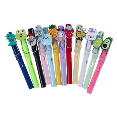 Набор вечных карандашей 12 штук с ПВХ игрушками