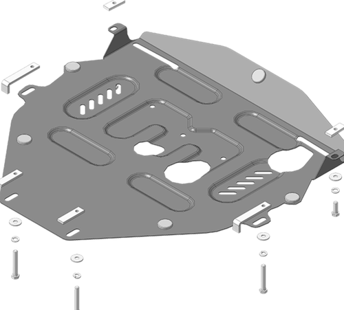 Защита стальная 2 мм Д, КПП Honda CR-V Motodor.70809