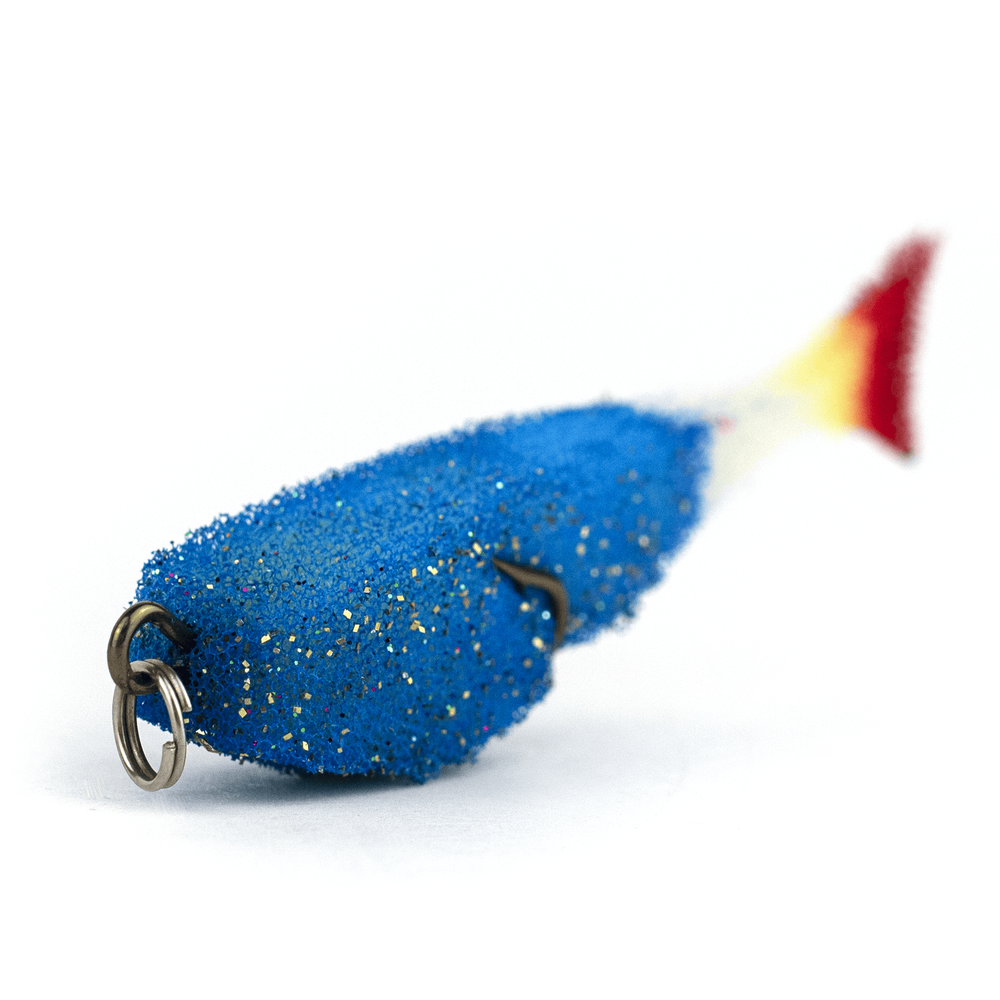 Поролоновая рыбка "Марка" мерцающая, 8см (15шт/уп)