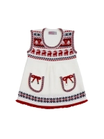 Сарафан вязаный для девочки