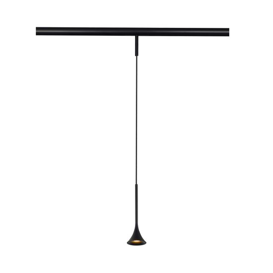 ST688.436.05 Магнитный трековый светильник Черный LED 1*5W 3000K Lm Ra&gt;90  IP20 D70xH225 24V SUPER5