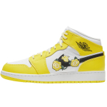 Кроссовки Air Jordan 1 Mid SE GS Rose Patch - Dynamic Yellow