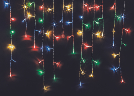 Гирлянда Navigator 93 687 NGF-D029-01 (бахрома RGBY 240 4.7*0.6м IP44 BL)