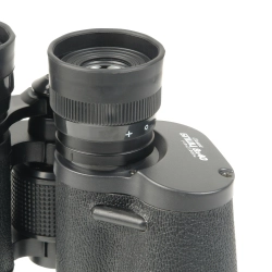 Бинокль Veber Classic БПШЦ 8x40 VL черный, кожа - вид на окулярные линзы крупным планом