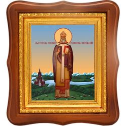 Герман Парижский святитель. Икона на холсте.