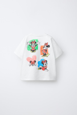 ZARA ФУТБОЛКА С РИСУНКОМ МИННИ МАУС © DISNEY, БЕЛЫЙ