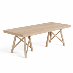 Дизайнерский стол EDGE wood large