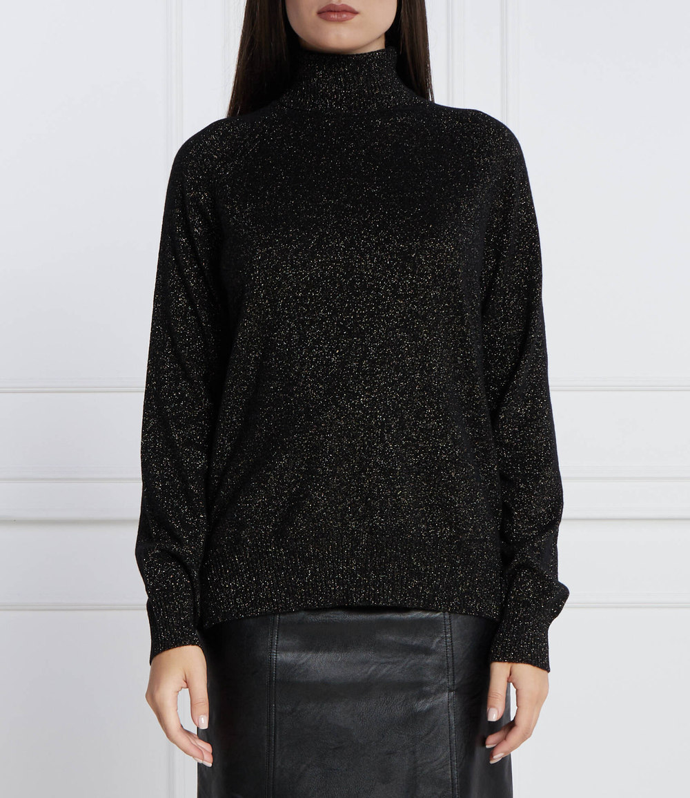 Хлопковый гольф TWINSET - черный(232TT3200)