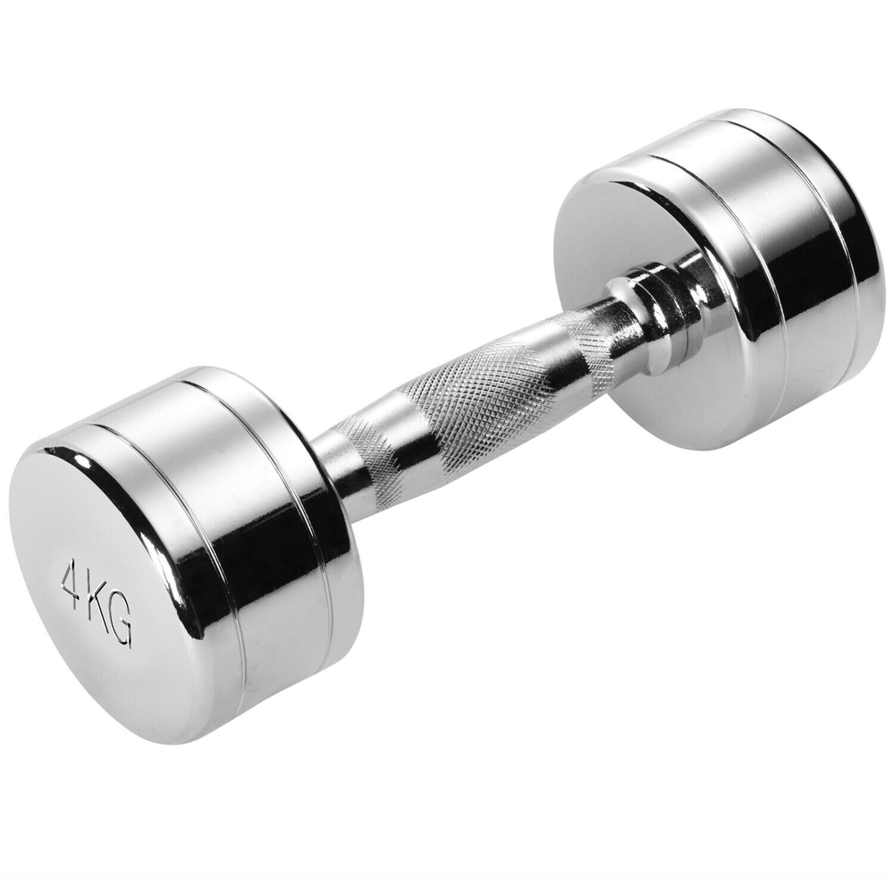 Гантель хромированная 4 кг