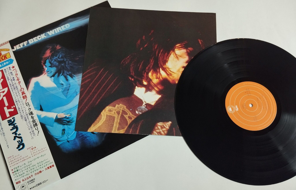 Винтажная виниловая пластинка LP Jeff Beck Wired (Japan 1976) (Obi)