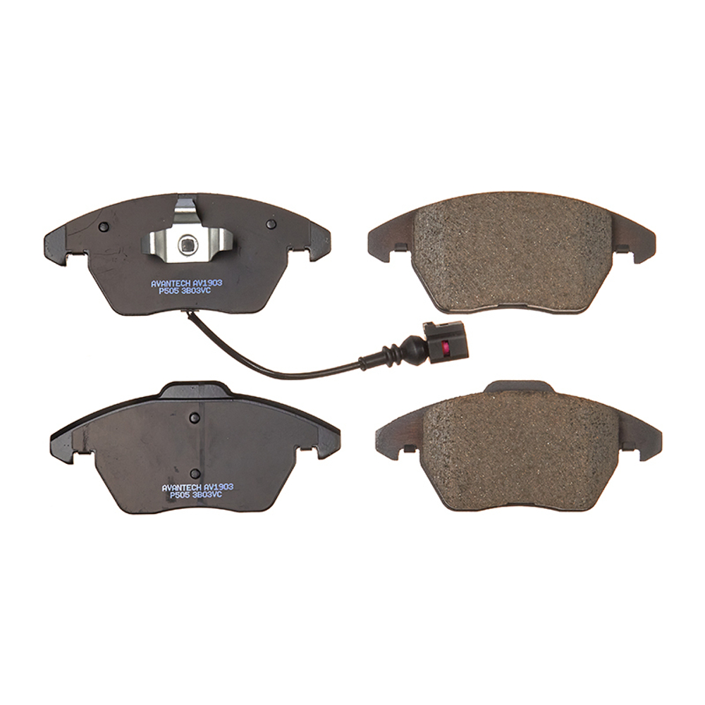 Колодки тормозные дисковые Avantech Замена для арт. AV1902 AV1903