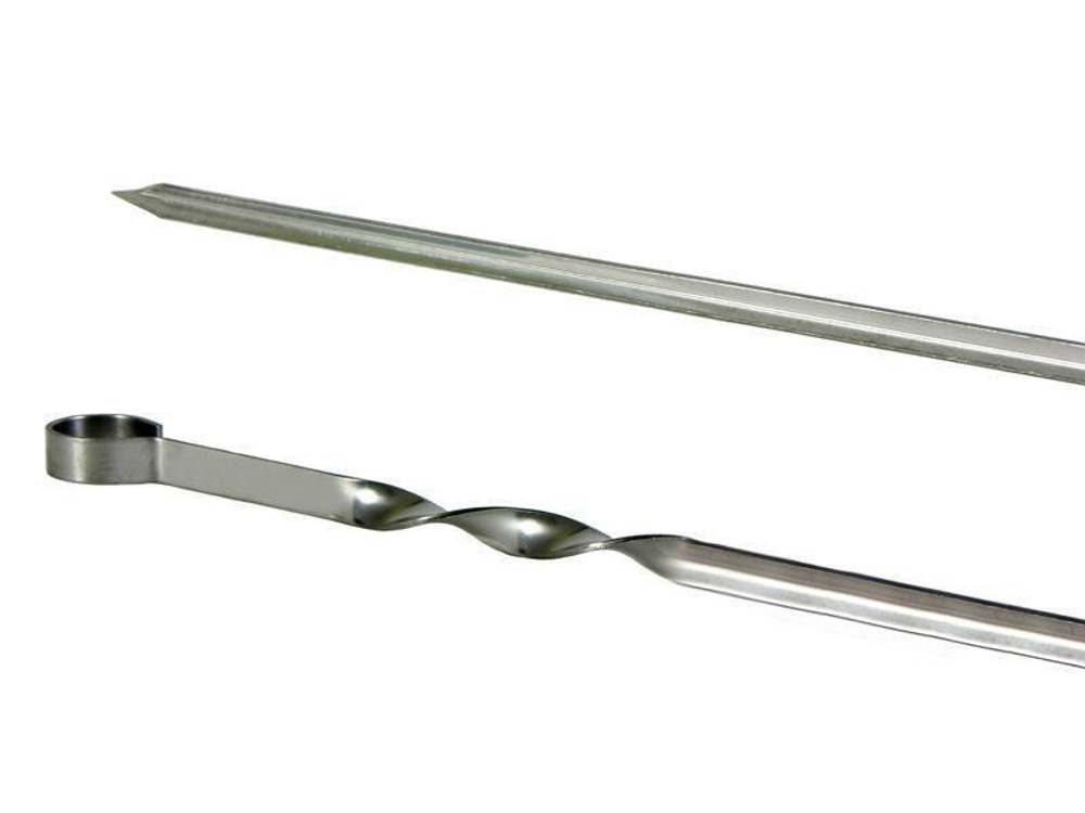 Шампур угловой 610*10*1,0мм нерж