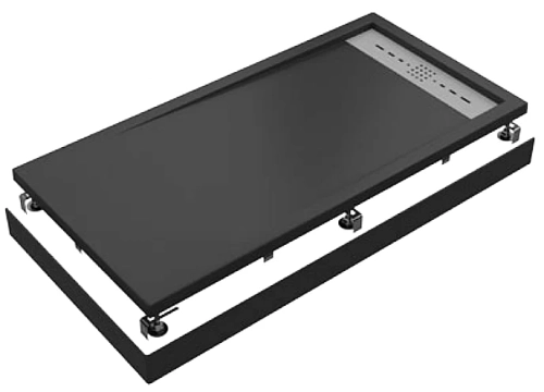 Поддон литьевой Good Door Stella 70x140 Черный