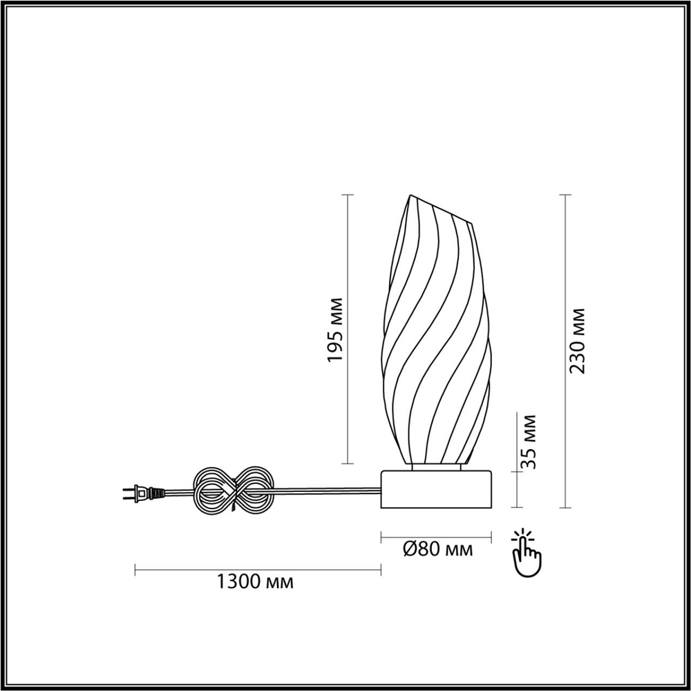 6518/1T MODERNI LN23 000 золотой Настольная лампа G9 1*40W 220V SHIVON