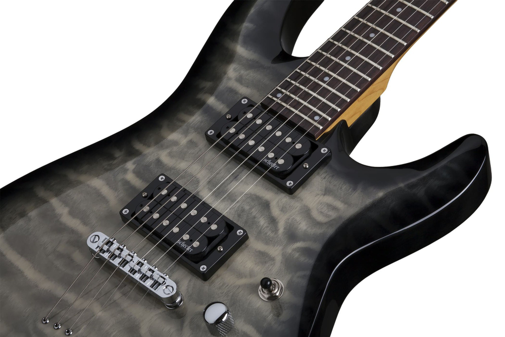 Schecter C-6 PLUS CHARCOAL BURST