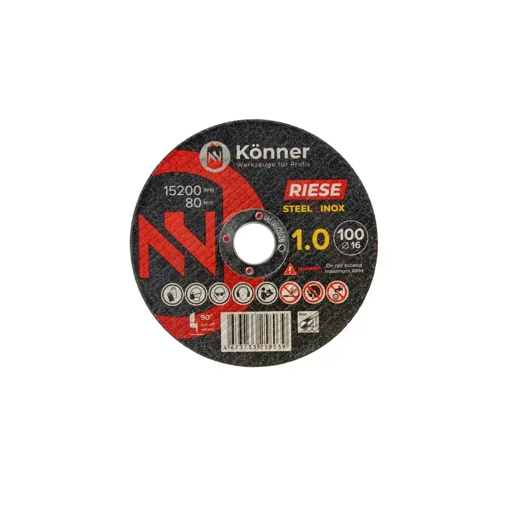 Диск отрезной KONNER RIESE 100x1.0x16 (5 шт)