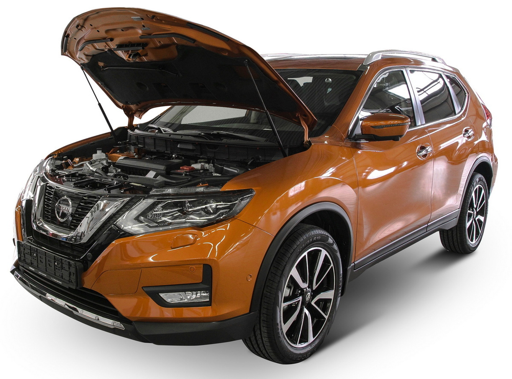 Упоры капота АвтоУпор для Nissan X-Trail T32 2015-2018 2018-н.в., 2 шт., UNIXTR021